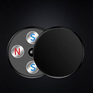 Soporte Magnético para Teléfono Móvil Cj65 Creativo de Aleación de Aluminio con Doble Imán de Bola y Rotación de 360 Grados para Automóvil - Product Image 3
