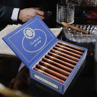 Caja de cartón de papel Premium Caja de madera MDF Embalaje de cigarros Robusto Toro Cajas de cigarros personalizadas