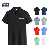 Polo de Golf Antiarrugas de Nailon y Elastano, Unisex, con Sensación Fresca, Elástico, con Logotipo Impreso sin Costuras