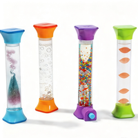 Temporizador de Líquido Personalizado con Movimiento, Reloj de Arena Líquido Sensorial, Juguetes Antiestrés para Niños y Adultos con Autismo y Alivio de la Ansiedad