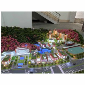 Modello di Campus Scolastico Moderno, Modello Architettonico in Scala, Diorama Educativo per Progetti Immobiliari e Campus - Product Image 2