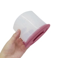 Nouvelle conception de boîte de rangement alimentaire en silicone de qualité alimentaire ronde, ensemble de contenants pour fruits, sans BPA, hermétique, boîte à lunch portable en silicone pour enfants