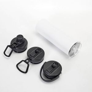 Gobelets à double paroi de 20 oz, blancs, vierges, pour sublimation directe, sublimation pour tasses - Product Image 1
