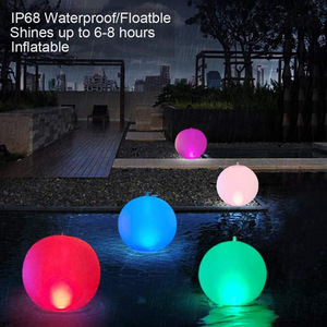 Inflatable Solar Powered Floating Pool Ball Light 35cm Waterproof Outdoor LED Nighttime Swimming Party Decorative Light - Product Image 2