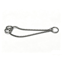 Chaîne de collier Martingale pour chien en acier inoxydable 304, Collier de dressage réglable à glissement pour chien, Chaîne Martingale Serpent multicolore personnalisable