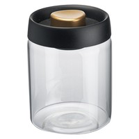 Bocal en verre borosilicate scellé sous vide, type presse, pour le stockage des grains de café, récipient hermétique pour aliments, vente en gros directe d'usine