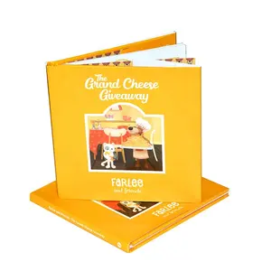 Custom Size Hoge Kwaliteit Afdrukken Diensten Custom Hardcover Boek Afdrukken In China