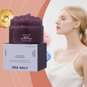 Gommage corporel à l'ambre et à la vanille 100g OEM Étiquette privée Cire de carnauba Éclat Hydratant Vegan Spa - Product Image 3