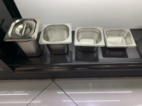 Bac Gastronorme 1/6 65mm en Acier Inoxydable 201/304, Style Européen, Anti-Emmêlement, Perforé, pour Crème Glacée, Restauration, Hôtels et Restaurants