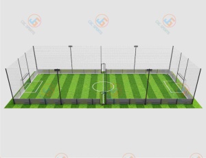 Ensemble complet d'équipements <span class=keywords><strong>de</strong></span> <span class=keywords><strong>terrain</strong></span> <span class=keywords><strong>de</strong></span> football, gazon artificiel, <span class=keywords><strong>cage</strong></span> <span class=keywords><strong>de</strong></span> football Panna - Product Image 4