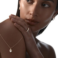 Colliers en or 18 carats avec lotus et diamants de laboratoire, pendentifs en argent sterling 925, colliers de mode personnalisés, colliers de mode
