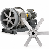 Pale de ventilateur haute température P3-AL en alliage d'aluminium, à angle réglable, à impulsion axiale, résistante à la corrosion pour ventilateur de conduit isolé