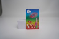 Élégante carte de visite intelligente NFC en bois de qualité supérieure pour la liaison sans fil Google Music