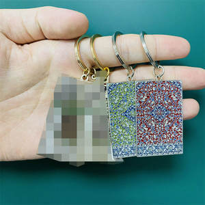 Сублимационный Национальный день Саудовской Аравии брелок и значок с бэк-картой, пользовательский мусульманский Коран ОАЭ Саудовская Аравия брелок - Product Image 3