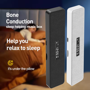 Bone Conduction White Noise <b>Pillow</b> <b>Speaker</b> with LED Display Sleep Sound Machine Black Sleep Better Wake Refreshed - Product Image 4