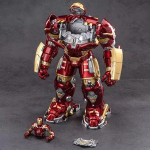 Figurine d'action Iron Man avec armure anti-Hulk Zhongdong MK44 sous licence officielle <span class=keywords><strong>Marvel</strong></span>, en PVC, avec éclairage magnétique, jouet de présentation <span class=keywords><strong>Avengers</strong></span> - Product Image 6