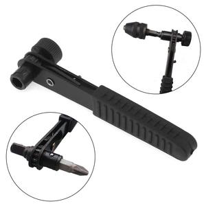 Mini Llave de Trinquete JS-0085 de 6.35mm, Hexagonal, Métrica, Doble Propósito, Herramienta con Puntas de Destornillador - Product Image 2