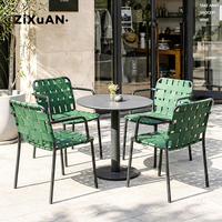 Canapé d'extérieur en rotin pour cour, balcon, mobilier d'hôtel, chaise de salle à manger de loisirs, table basse simple imperméable pour jardin
