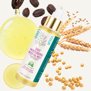 Huile corporelle hydratante quotidienne, nourrissante, adoucit les peaux rugueuses, hydrate, lisse toutes les peaux, vitamine E, huiles naturelles - Product Image 2
