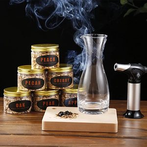 YSBARS Old Fashioned 9 Pack Eco-Friendly Home Barman Kit Comprend Torche Cherry Smoking Board 6 Pack Copeaux de Bois-Classique Moderne - Product Image 1