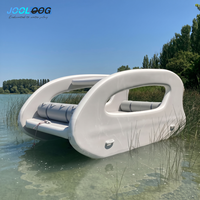 Fabrik preis Elektrisches Solar-Schlauchboot mit aufblasbarem Wasser-Party boot für Elektromotoren