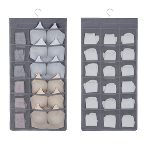 Organizzatore <span class=keywords><strong>da</strong></span> parete per dormitorio, porta biancheria intima e reggiseni, con gancio in metallo per armadio - Product Image 4