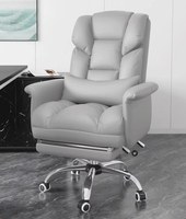 Fauteuil de jeu pivotant réglable avec repose-pieds, en cuir synthétique durable, prix compétitif pour dortoir, bureau d'étude pour adultes
