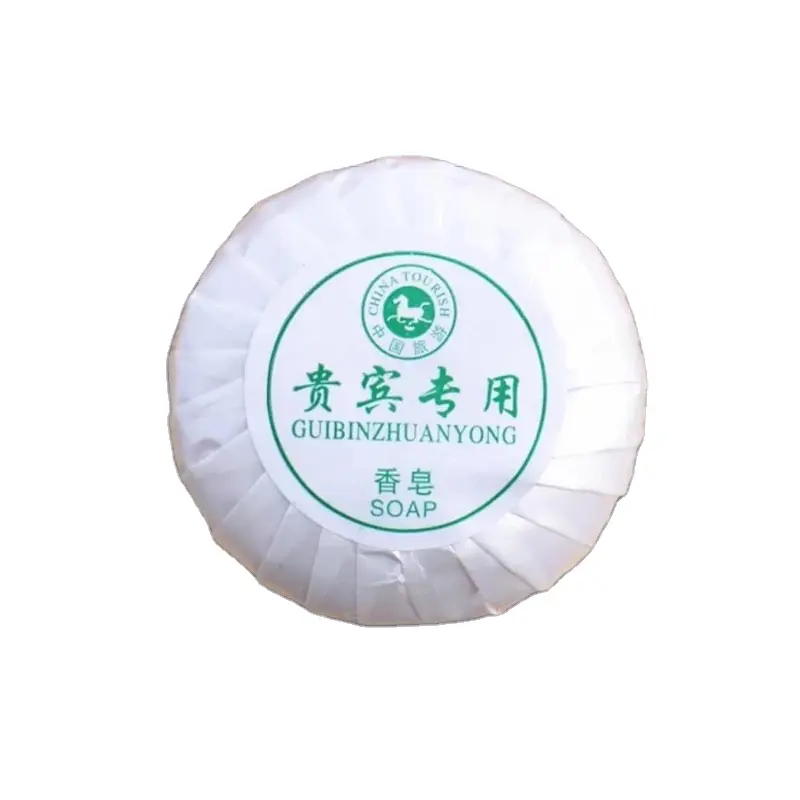 Good quality wholesale of disposable soap in hotels and hotel rooms disposable items currency circular soap