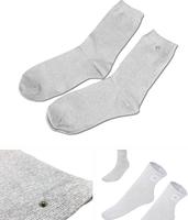 Chaussettes de mise à la terre, cage de Faraday, libération de l'électricité statique, fibre d'argent conductrice, électrode TENS/EMS, chaussettes de massage
