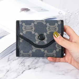 Ucuz fiyat kadın cüzdanı toptan özelleştirilmiş kadınlar debriyaj Mini deri cüzdan
