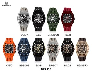 Montre à quartz <span class=keywords><strong>pour</strong></span> <span class=keywords><strong>homme</strong></span> NAVIFORCE 7105 NF7105, marque haut de gamme, chronographe, date, montre de sport originale <span class=keywords><strong>pour</strong></span> <span class=keywords><strong>homme</strong></span>, idéale <span class=keywords><strong>pour</strong></span> un cadeau - Product Image 5