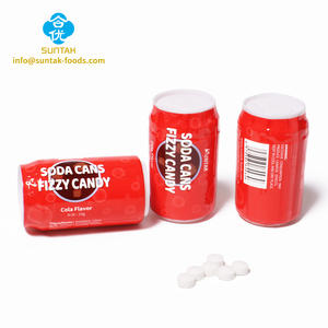 Kustom Label pribadi makanan ringan manis tekan MINI bisa Soda rasa Fizzy keras Soda Tablet permen - Product Image 2
