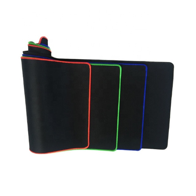 Large RGB LED Mouse Pad Mat with Multiple Lighting Modes Flashing Gaming Mouse Pad Soft Non-Slip Rubber Gaming Mouse Pad