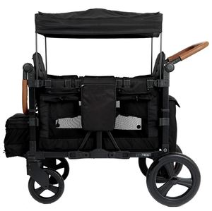Poussette-chariot City Wagon Cruiser avec harnais de sécurité 3 points, noire, toutes saisons - Product Image 1