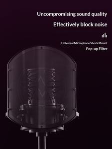 <span class=keywords><strong>ASTON</strong></span>/<span class=keywords><strong>Aston</strong></span> <span class=keywords><strong>Swift</strong></span> Shield : Support antichoc intégré pour microphone avec filtre anti-pop et protection contre le bruit - Product Image 3