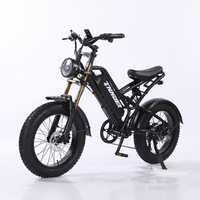 Vélo électrique tout-terrain puissant à gros pneus 20 pouces 4.0, double suspension, batterie lithium 48V 750W - Offre Spéciale