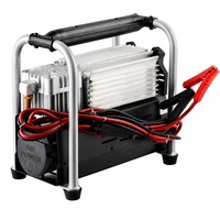 Compresseur d'air portable haute puissance 12V avec sac de transport et kit de buses de gonflage pour voiture, SUV, camion, tout-terrain