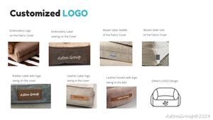 Reishond Autostoel <span class=keywords><strong>Bed</strong></span> En Drager Comfortabele Bedden Voor Onderweg Avonturen Goud M - Product Image 5