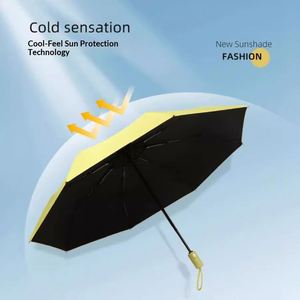 Paraguas Plegable Automático de 8 Varillas, para Hombre y Mujer, Doble Uso, Protección contra Lluvia y Sol, Protección UV, Diseño Moderno, Venta al Por Mayor - Product Image 4