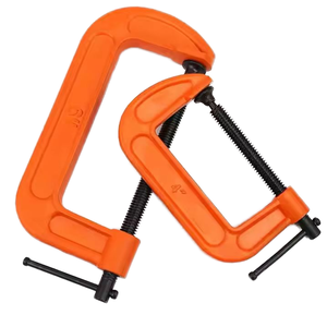 Pince en G robuste à mâchoires larges en acier forgé, pince en C avec tige à vis traitée thermiquement et poignée en <span class=keywords><strong>T</strong></span> pour le travail <span class=keywords><strong>du</strong></span> bois, la métallurgie et l'usage industriel - Product Image 1