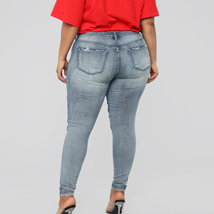 Été automne taille haute ladys <span class=keywords><strong>jean</strong></span> <span class=keywords><strong>tendance</strong></span> motard d'équitation jeans - Product Image 4