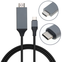 Cable USB C a HDMI, Convertidor de Cable USB C a HDMI, Adaptador de Extensión HD USB 3.1 4K 30Hz para Macbook y Samsung