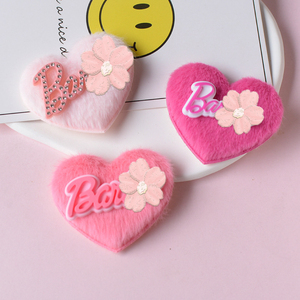 甜美卡哇伊毛绒爱心塑料树脂角色鞋发饰垃圾手机壳Diy魅力 - Product Image 5