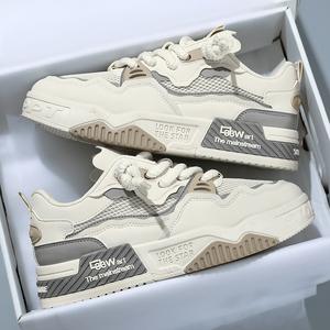 Chaussures pour hommes, chaussures plates décontractées à semelle épaisse, baskets de haute qualité, chaussures de sport décontractées respirantes pour étudiants, chaussures de course - Product Image 3