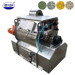 YUDA New Products SDHJ0.2 Stainless Steel Single Shaft Paddle Mixer Animal Feed Mill Mixer