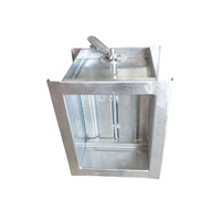 Système Hvac Type de conduit VCD Amortisseur de contrôle du volume d'air manuel