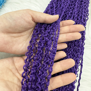 Vivian Colorful 24inch Zizi Box Braid 100gram Micro Knot Zizi Braids Senegalese Twist Hair Extension pour la vente en gros - Product Image 3