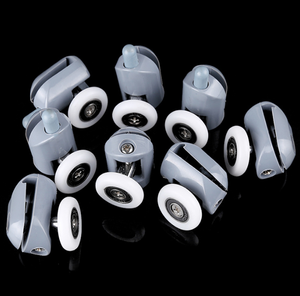 Accessoires de cabine de douche Rouleau de porte de douche à petit rouleau simple Roue de quincaillerie de porte de douche coulissante - Product Image 1