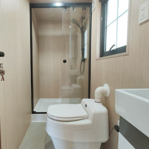 Petites Maisons Mobiles Modulaires Vertes Remorque <span class=keywords><strong>de</strong></span> <span class=keywords><strong>Voyage</strong></span> Maison Conteneur Prêt à Déplacer sur Roues - Product Image 5