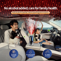 Pengharum Mobil Mini Mewah USB Isi Ulang Tanpa Air Penyegar Udara Mobil Otomatis Semprot Dengan Bodi Logam Penyegar Udara Mobil